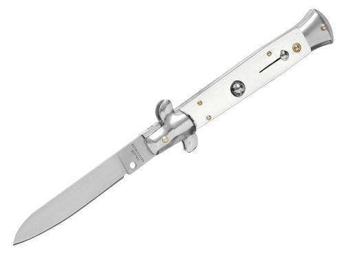 Zavírací nůž Haller 30762 bílý vystřelovací